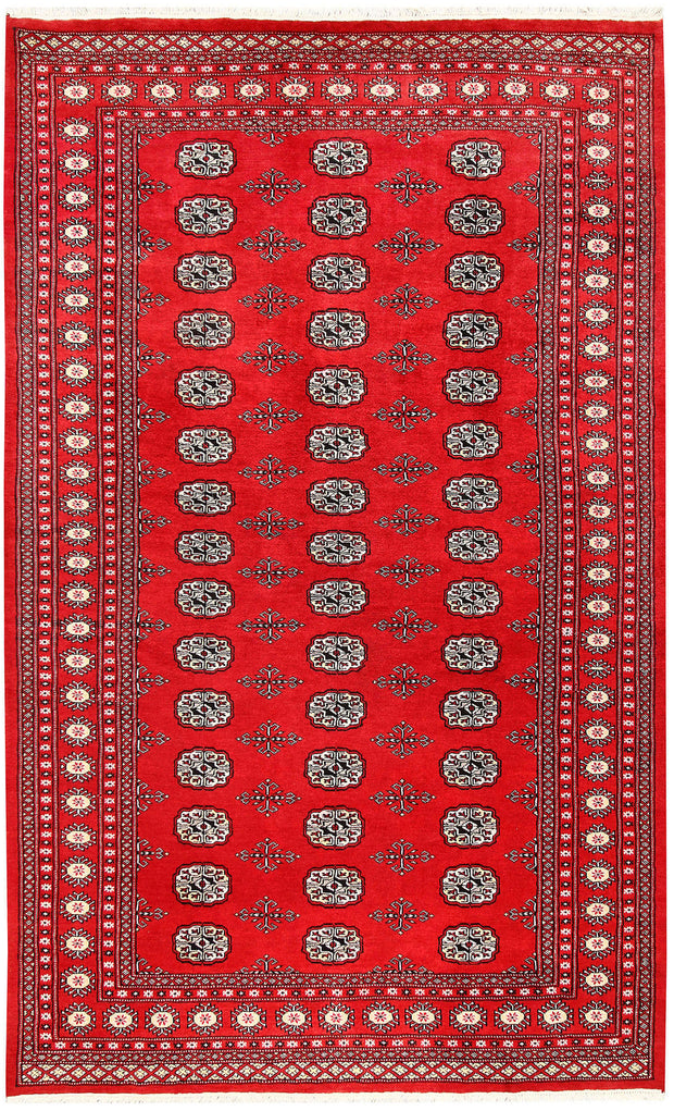 Red Bokhara 5'  2" x 8'  4" - No. QA97440