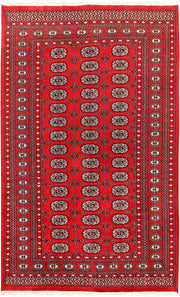 Red Bokhara 4'  11" x 8'  1" - No. QA50135