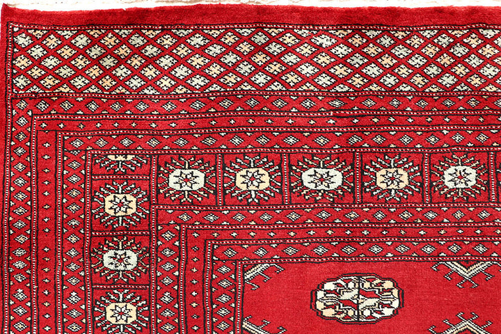Firebrick Bokhara 5' 1 x 7' 4 - No. 60331 - ALRUG Rug Store