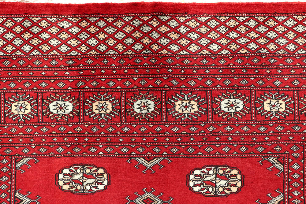Firebrick Bokhara 5' 1 x 7' 4 - No. 60331 - ALRUG Rug Store