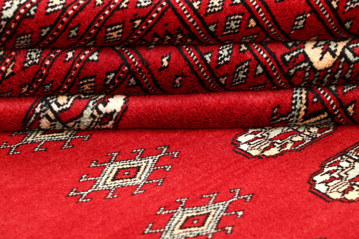 Firebrick Bokhara 5' 1 x 7' 4 - No. 60331 - ALRUG Rug Store