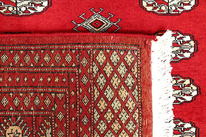 Firebrick Bokhara 5' 1 x 7' 4 - No. 60331 - ALRUG Rug Store