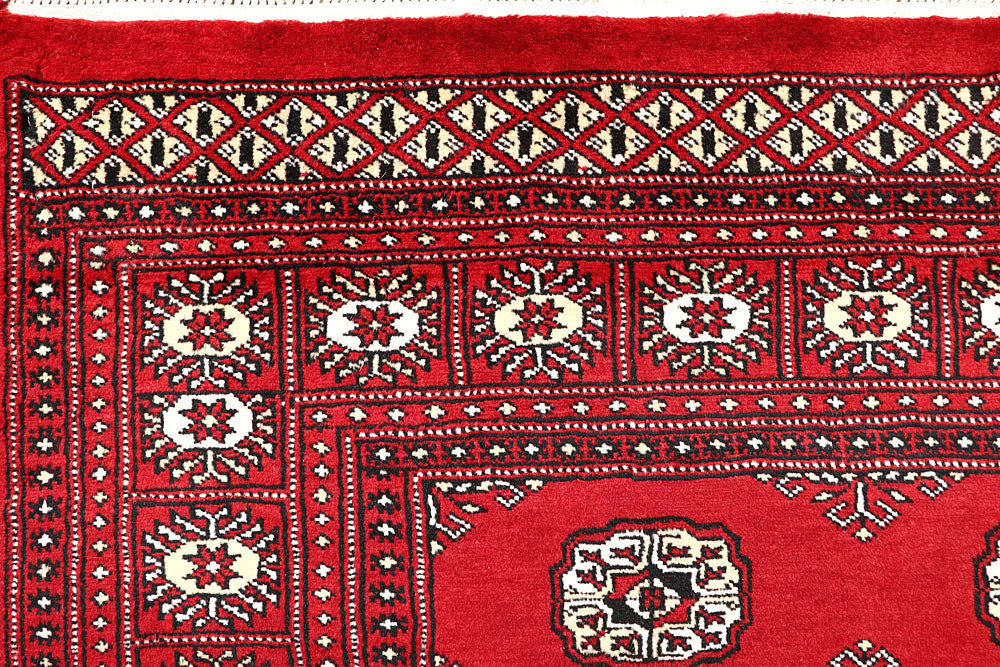Firebrick Bokhara 5' 1 x 8' 8 - No. 60332 - ALRUG Rug Store