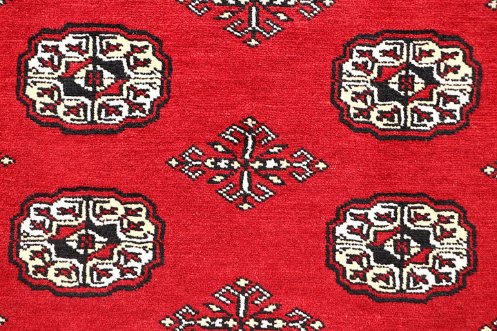 Firebrick Bokhara 5' 1 x 8' 8 - No. 60332 - ALRUG Rug Store