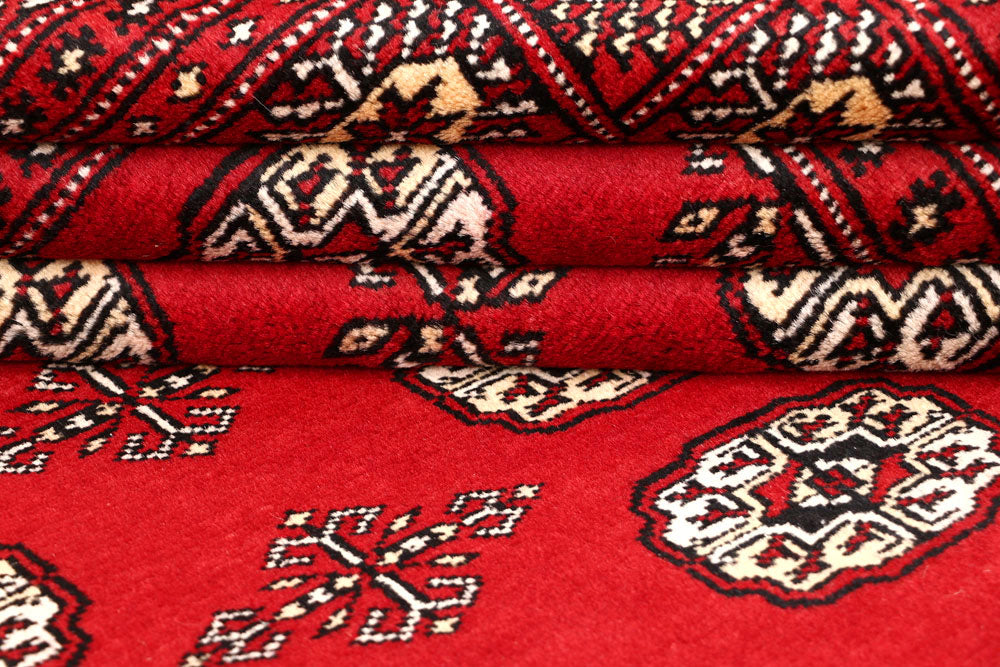 Firebrick Bokhara 5' 1 x 8' 8 - No. 60332 - ALRUG Rug Store