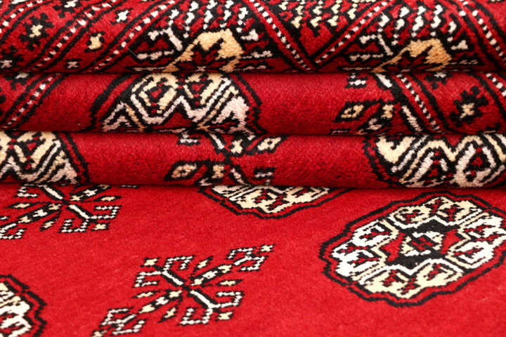 Firebrick Bokhara 5' 1 x 8' 8 - No. 60332 - ALRUG Rug Store