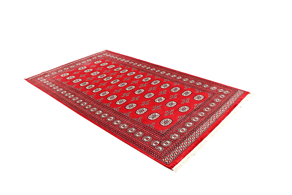 Firebrick Bokhara 5' 1 x 8' 8 - No. 60332 - ALRUG Rug Store