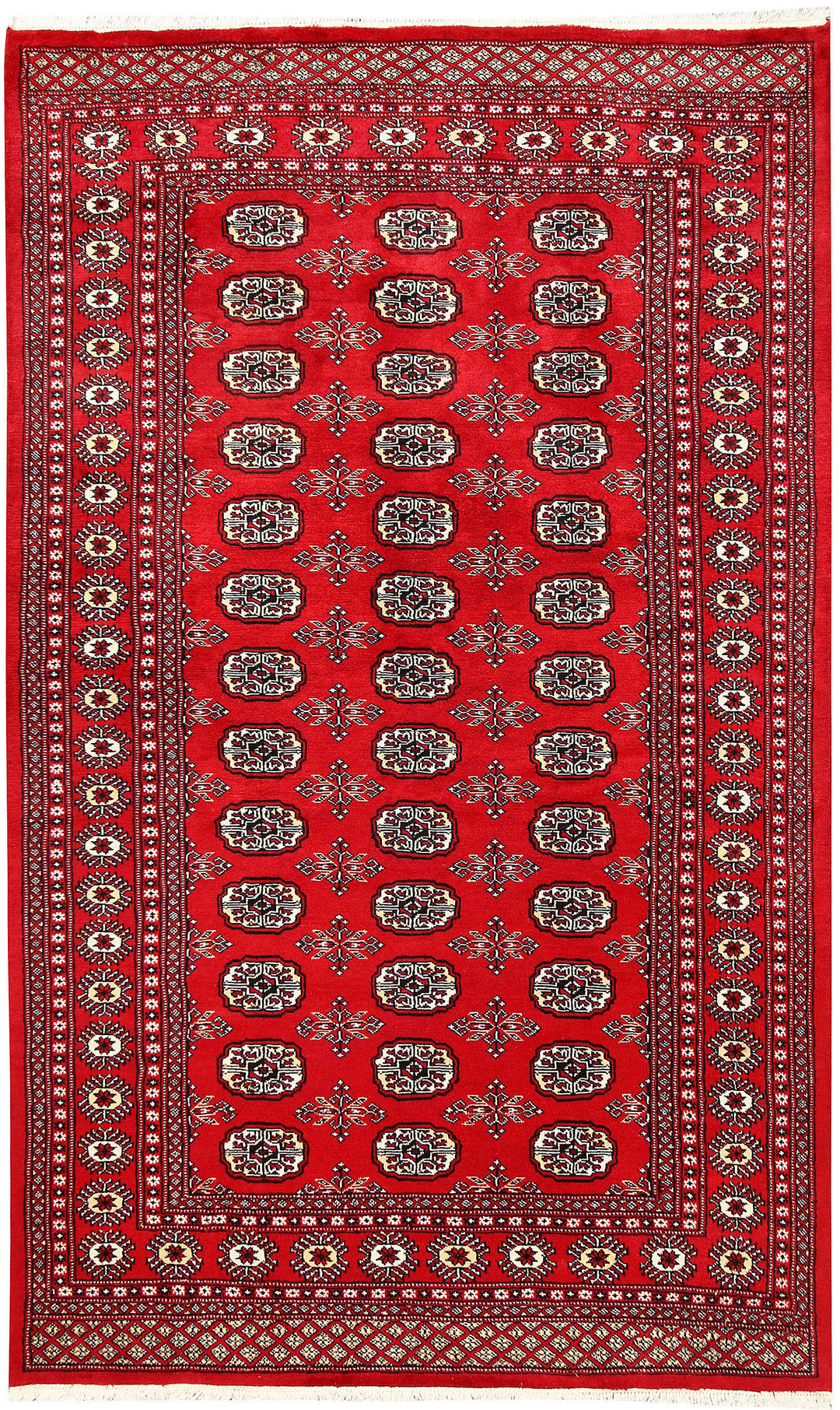 Firebrick Bokhara 5' x 8' 4 - No. 60333 - ALRUG Rug Store