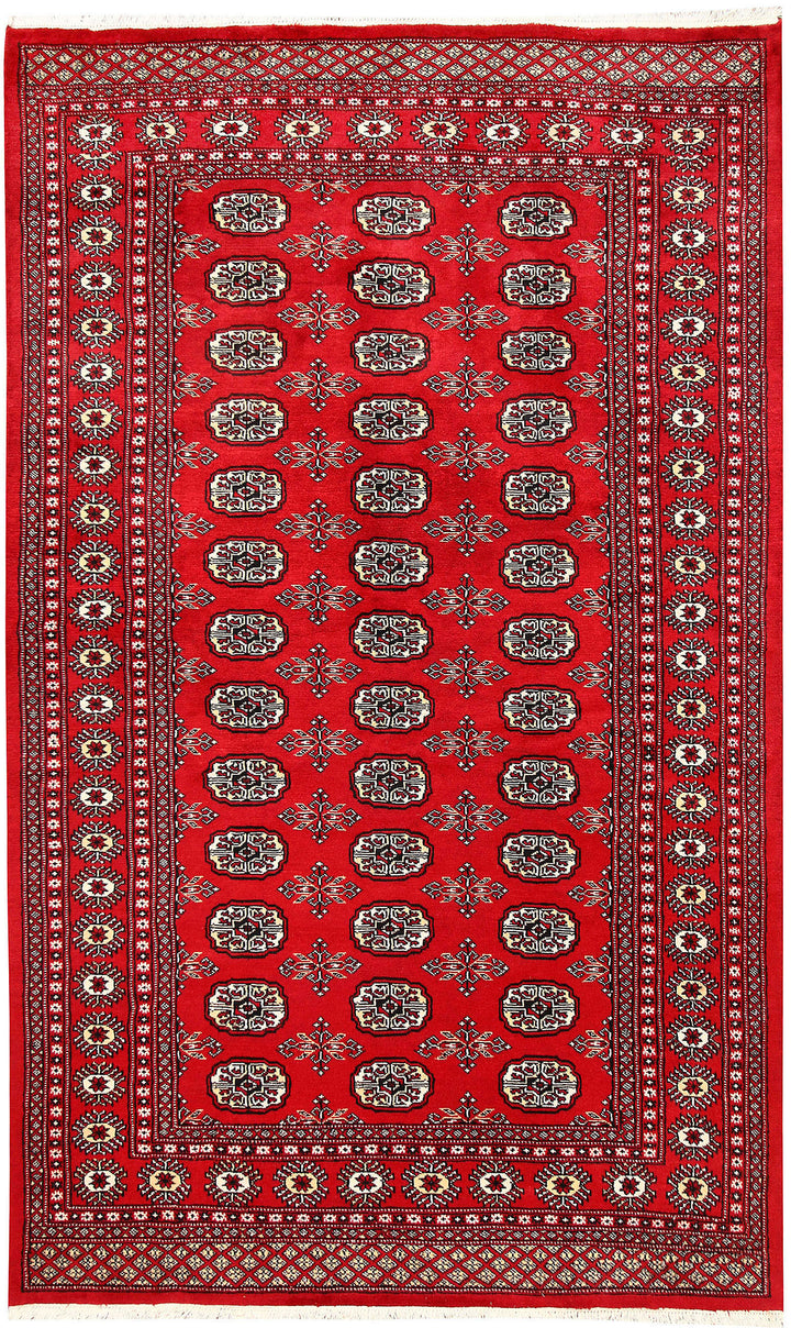 Firebrick Bokhara 5' x 8' 4 - No. 60333 - ALRUG Rug Store