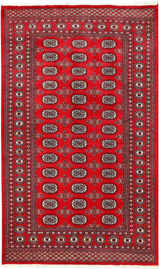 Firebrick Bokhara 5' x 8' 4 - No. 60333 - ALRUG Rug Store