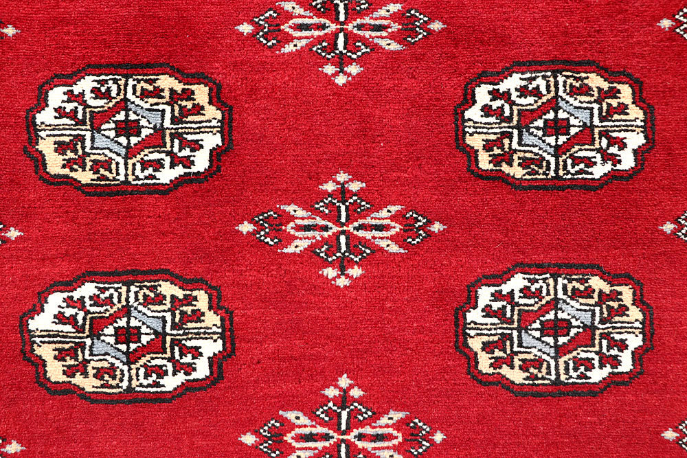 Firebrick Bokhara 5' 1 x 8' 2 - No. 60334 - ALRUG Rug Store
