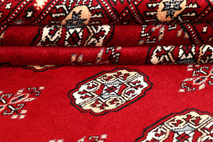 Firebrick Bokhara 5' 1 x 8' 2 - No. 60334 - ALRUG Rug Store
