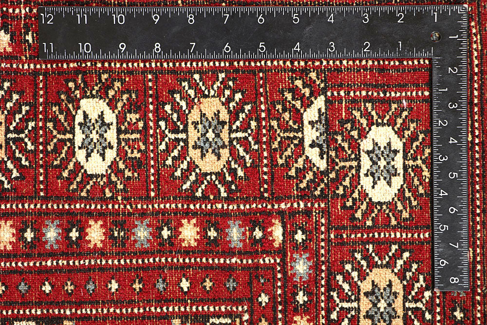 Firebrick Bokhara 5' 1 x 8' 2 - No. 60334 - ALRUG Rug Store