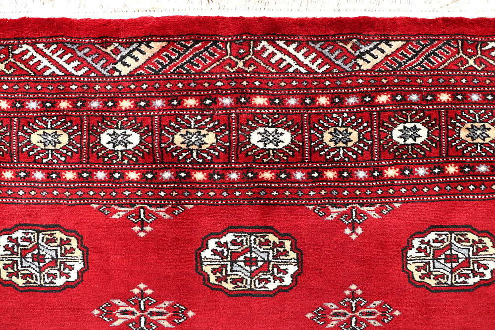 Firebrick Bokhara 5' 1 x 8' 2 - No. 60335 - ALRUG Rug Store