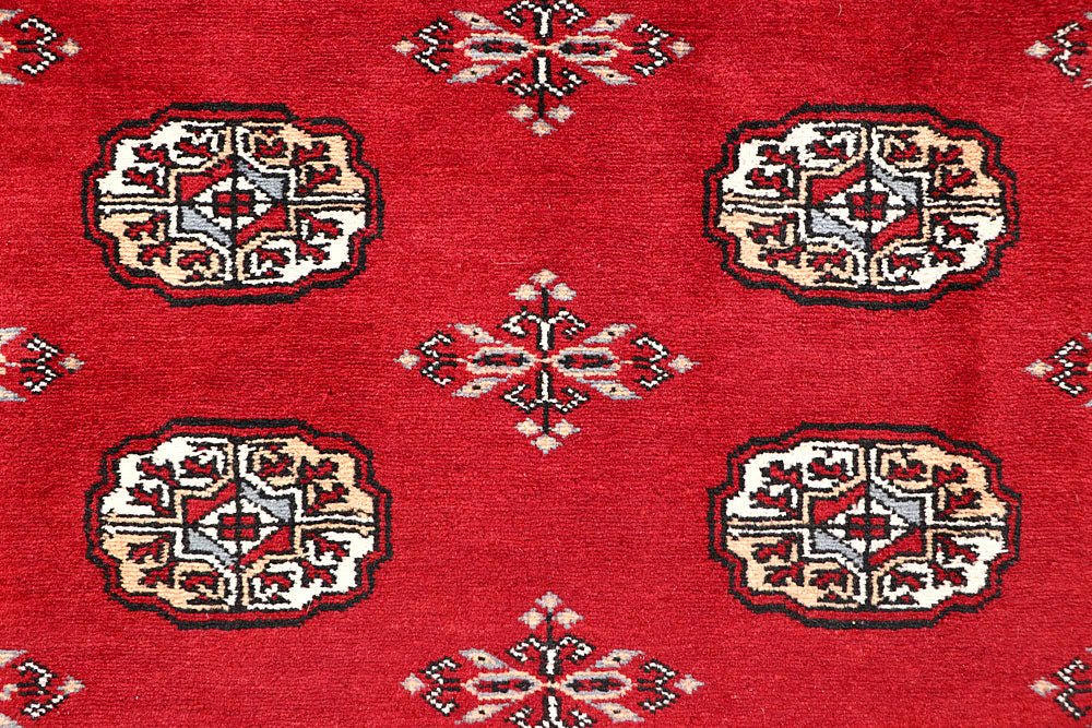 Firebrick Bokhara 5' 1 x 8' 2 - No. 60335 - ALRUG Rug Store