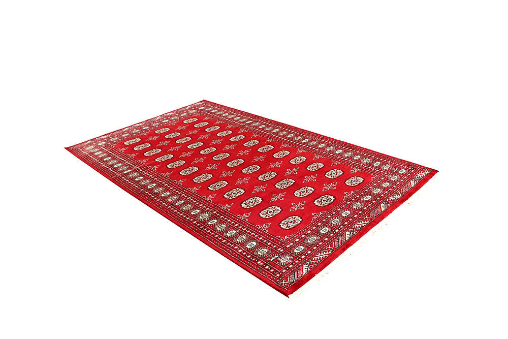 Firebrick Bokhara 5' 1 x 8' 2 - No. 60335 - ALRUG Rug Store