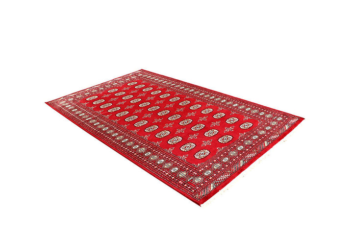 Firebrick Bokhara 5' 1 x 8' 2 - No. 60335 - ALRUG Rug Store