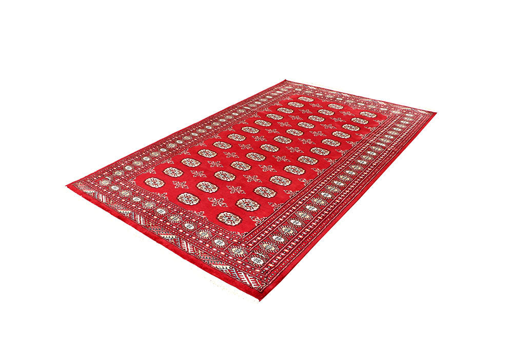 Firebrick Bokhara 5' 1 x 8' 2 - No. 60335 - ALRUG Rug Store
