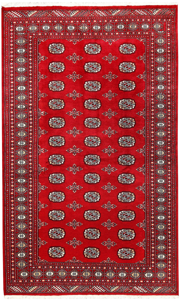 Firebrick Bokhara 5' 1 x 8' 2 - No. 60335 - ALRUG Rug Store