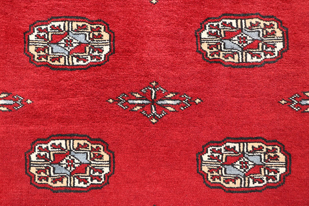 Firebrick Bokhara 5' x 8' 4 - No. 60338 - ALRUG Rug Store