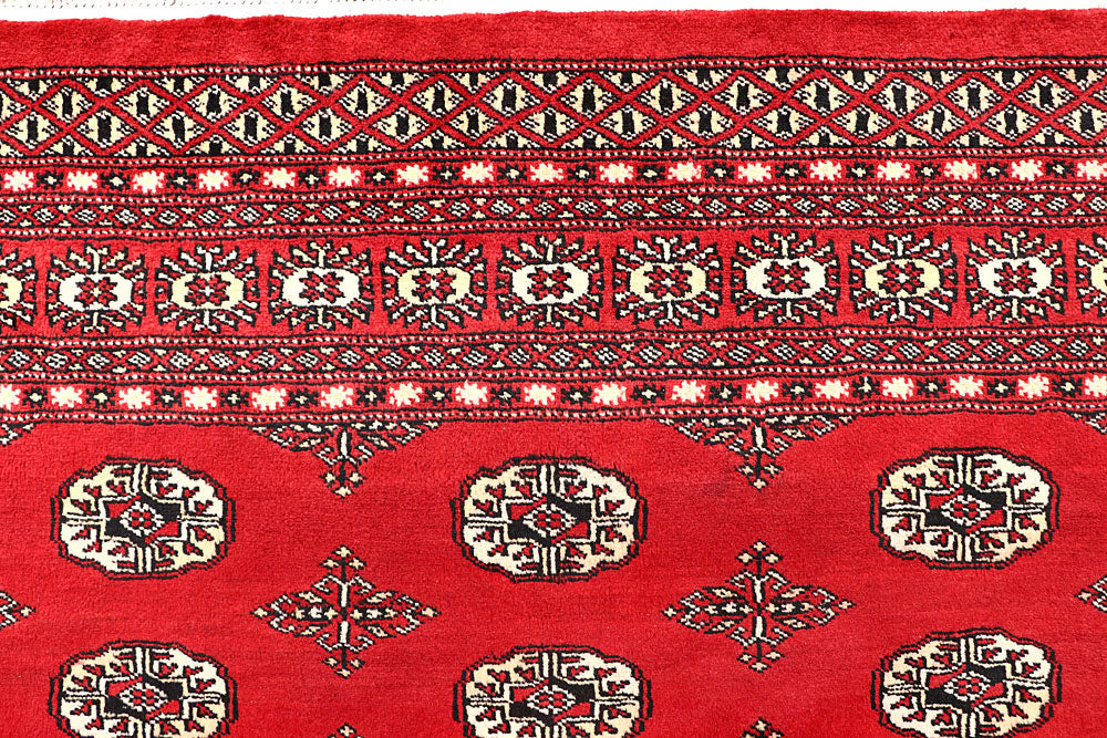 Firebrick Bokhara 5' 3 x 7' 10 - No. 60341 - ALRUG Rug Store