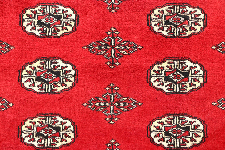 Firebrick Bokhara 5' 3 x 7' 10 - No. 60341 - ALRUG Rug Store