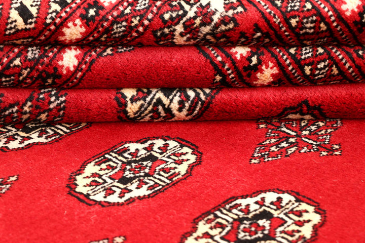 Firebrick Bokhara 5' 3 x 7' 10 - No. 60341 - ALRUG Rug Store