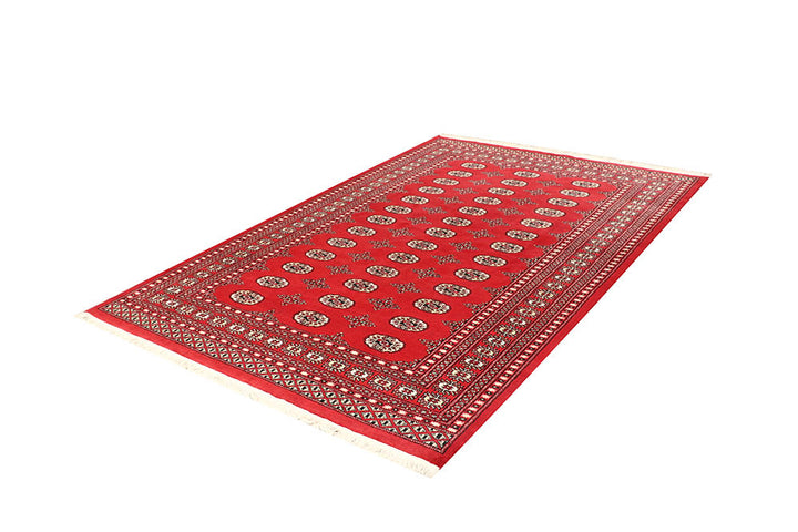 Firebrick Bokhara 5' 3 x 7' 10 - No. 60341 - ALRUG Rug Store