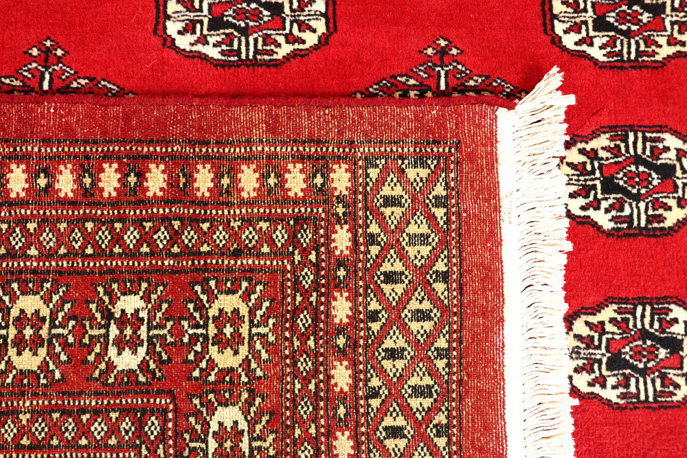 Firebrick Bokhara 5' 3 x 7' 10 - No. 60341 - ALRUG Rug Store