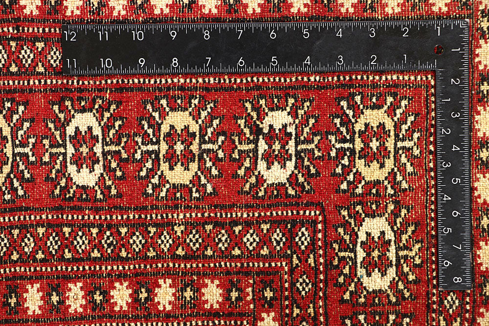 Firebrick Bokhara 5' 3 x 7' 10 - No. 60341 - ALRUG Rug Store