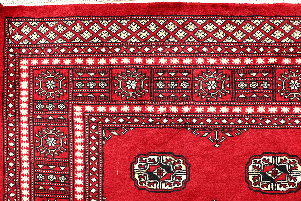 Firebrick Bokhara 5' 2 x 7' 9 - No. 60342 - ALRUG Rug Store
