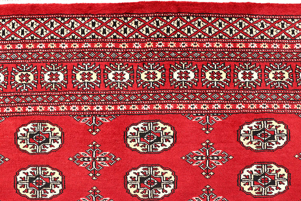 Firebrick Bokhara 5' 1 x 8' 2 - No. 60343 - ALRUG Rug Store