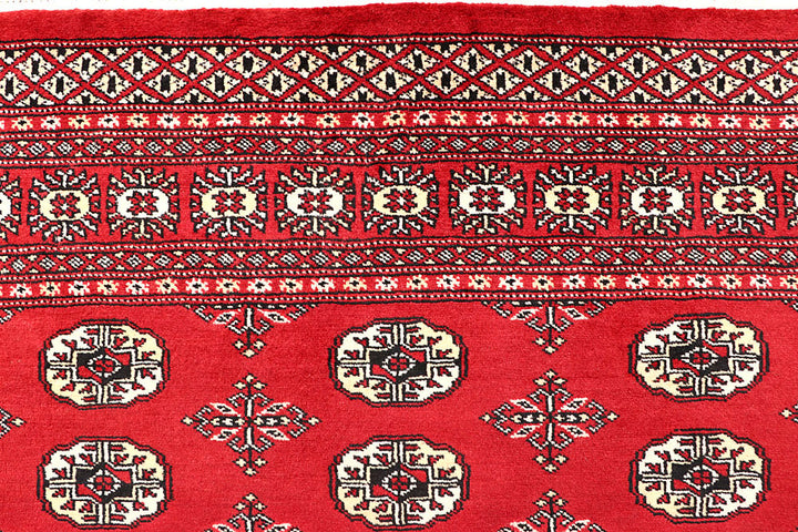 Firebrick Bokhara 5' 1 x 8' 2 - No. 60343 - ALRUG Rug Store