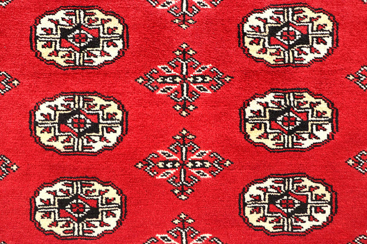 Firebrick Bokhara 5' 1 x 8' 2 - No. 60343 - ALRUG Rug Store
