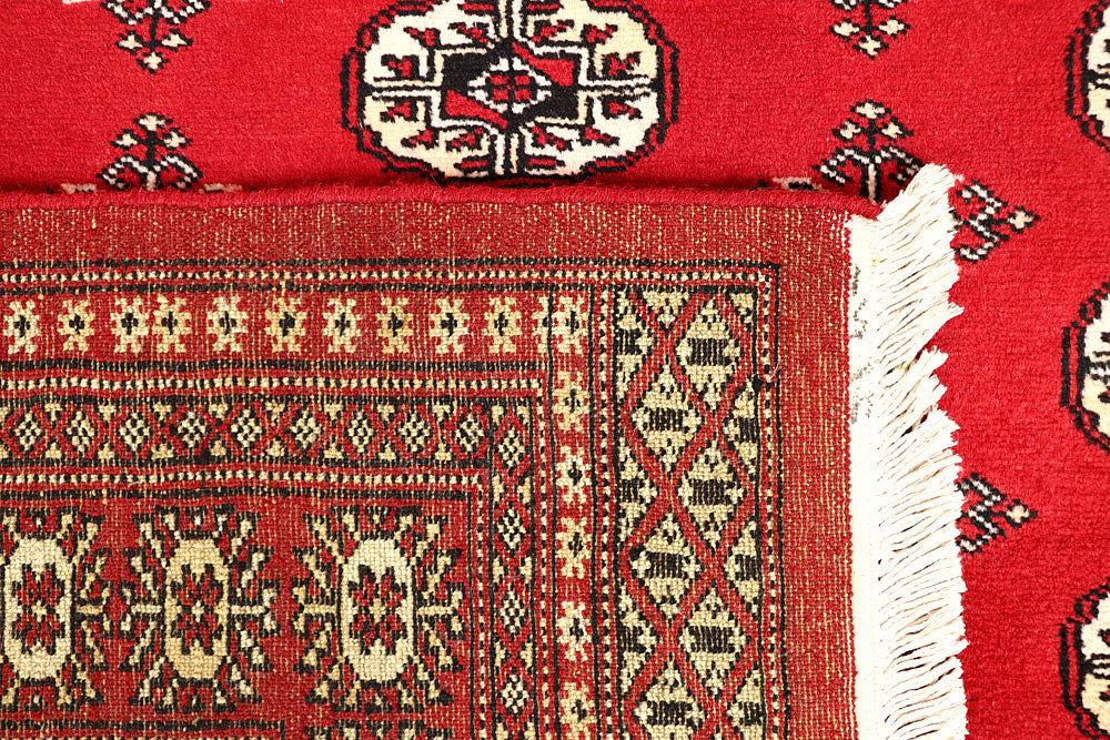 Firebrick Bokhara 5' 1 x 8' 2 - No. 60343 - ALRUG Rug Store