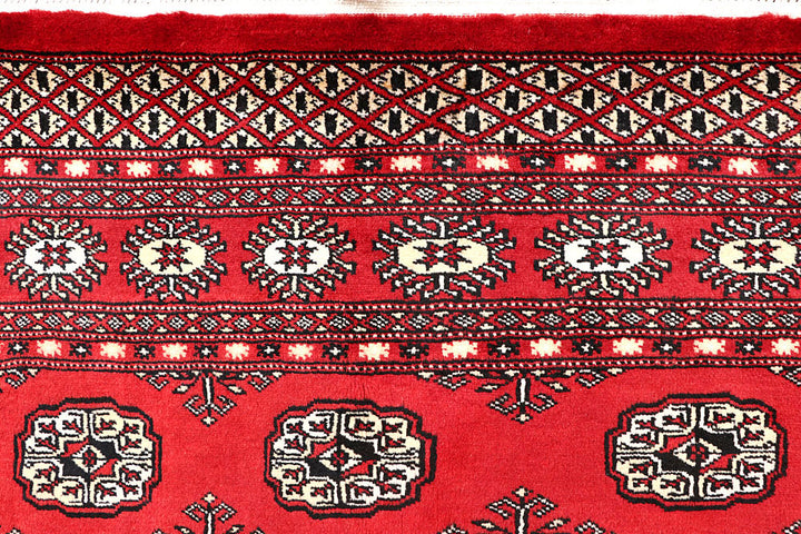 Firebrick Bokhara 4' 11 x 8' 6 - No. 60344 - ALRUG Rug Store