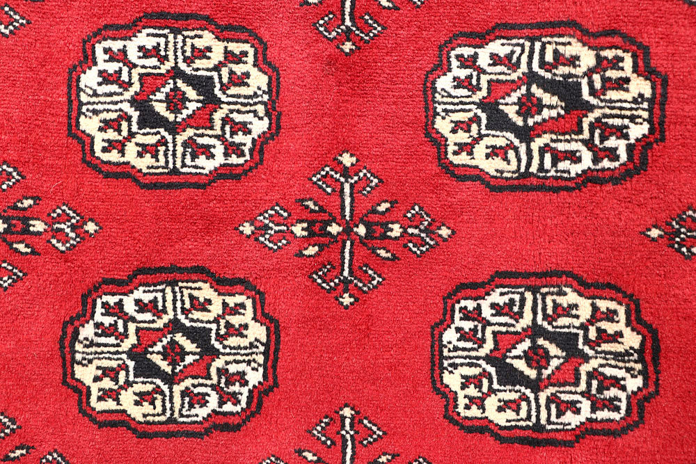 Firebrick Bokhara 4' 11 x 8' 6 - No. 60344 - ALRUG Rug Store