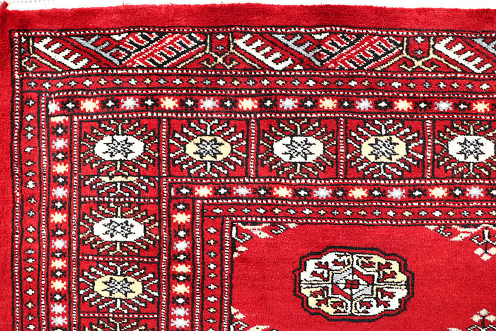 Firebrick Bokhara 5' 1 x 8' - No. 60345 - ALRUG Rug Store