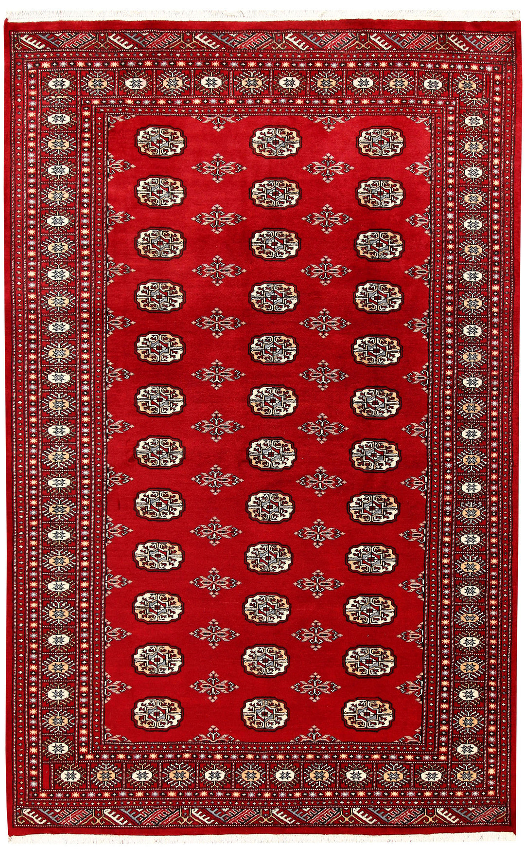 Firebrick Bokhara 5' 1 x 8' - No. 60345 - ALRUG Rug Store