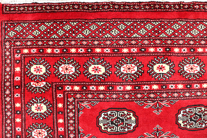 Firebrick Bokhara 4' 11 x 8' 3 - No. 60347 - ALRUG Rug Store