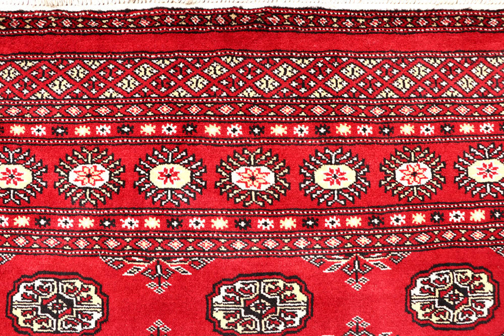 Firebrick Bokhara 4' 11 x 8' 3 - No. 60347 - ALRUG Rug Store