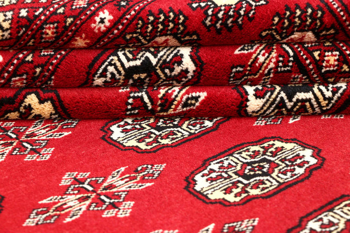 Firebrick Bokhara 4' 11 x 8' 3 - No. 60347 - ALRUG Rug Store