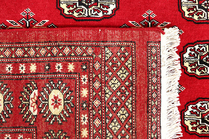 Firebrick Bokhara 4' 11 x 8' 3 - No. 60347 - ALRUG Rug Store