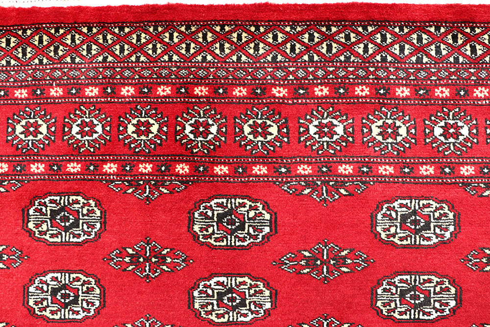 Firebrick Bokhara 4' 11 x 8' 4 - No. 60348 - ALRUG Rug Store