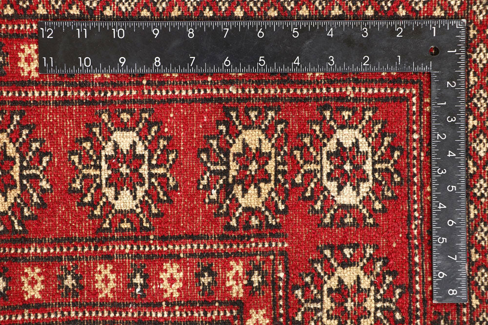 Firebrick Bokhara 4' 11 x 8' 4 - No. 60348 - ALRUG Rug Store