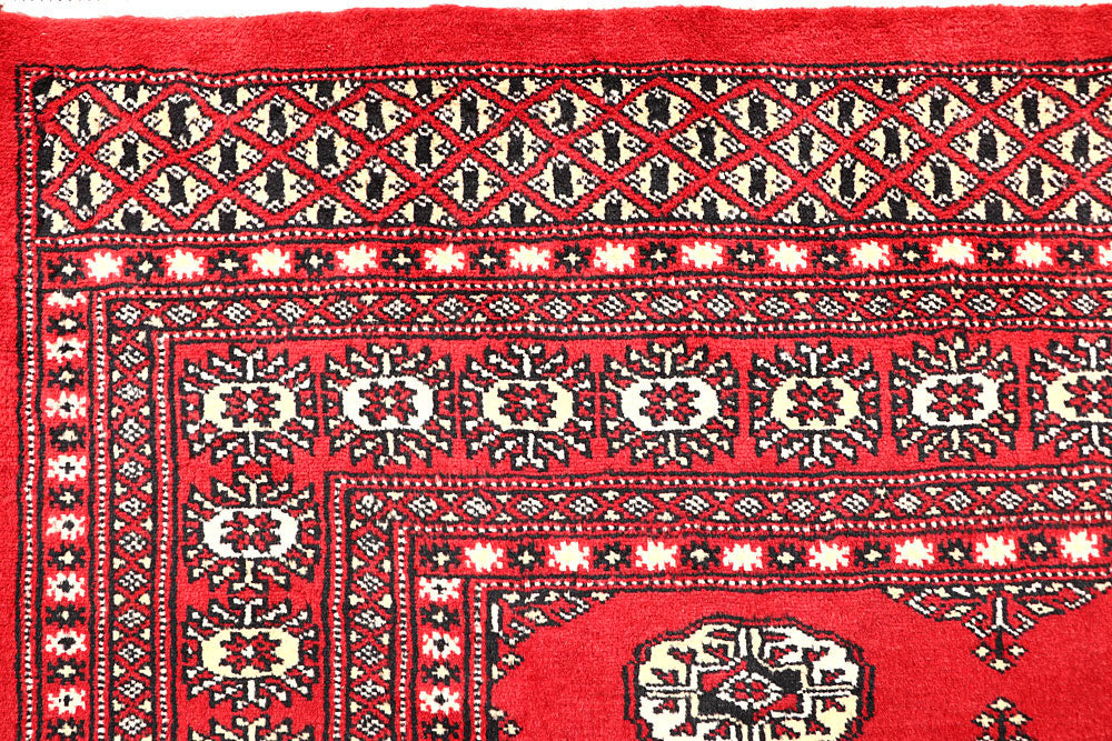 Firebrick Bokhara 5' 2 x 7' 10 - No. 60349 - ALRUG Rug Store