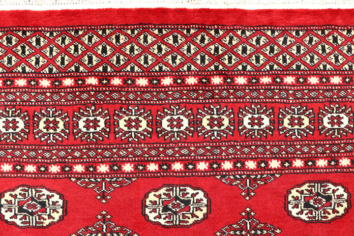 Firebrick Bokhara 5' 2 x 7' 10 - No. 60349 - ALRUG Rug Store