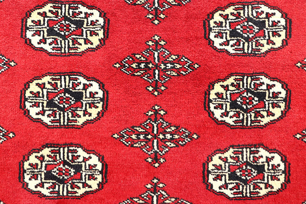 Firebrick Bokhara 5' 2 x 7' 10 - No. 60349 - ALRUG Rug Store