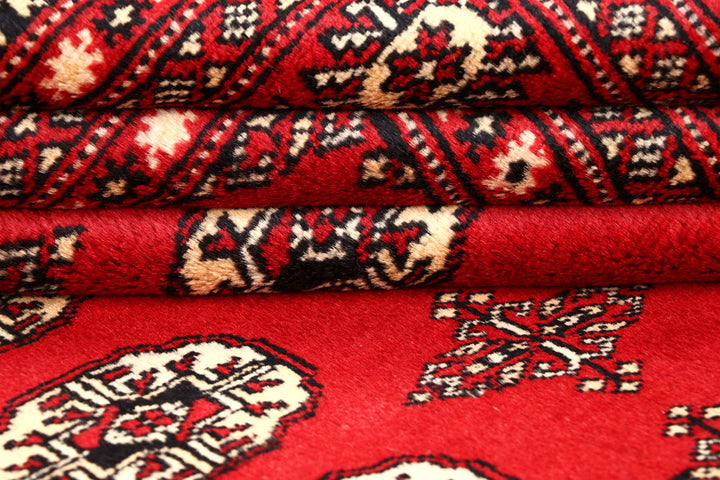 Firebrick Bokhara 5' 2 x 7' 10 - No. 60349 - ALRUG Rug Store