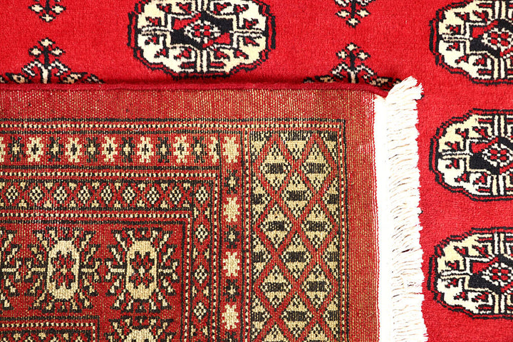 Firebrick Bokhara 5' 2 x 7' 10 - No. 60349 - ALRUG Rug Store